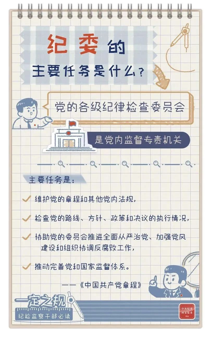 一定之规：纪委的主要任务是什么？